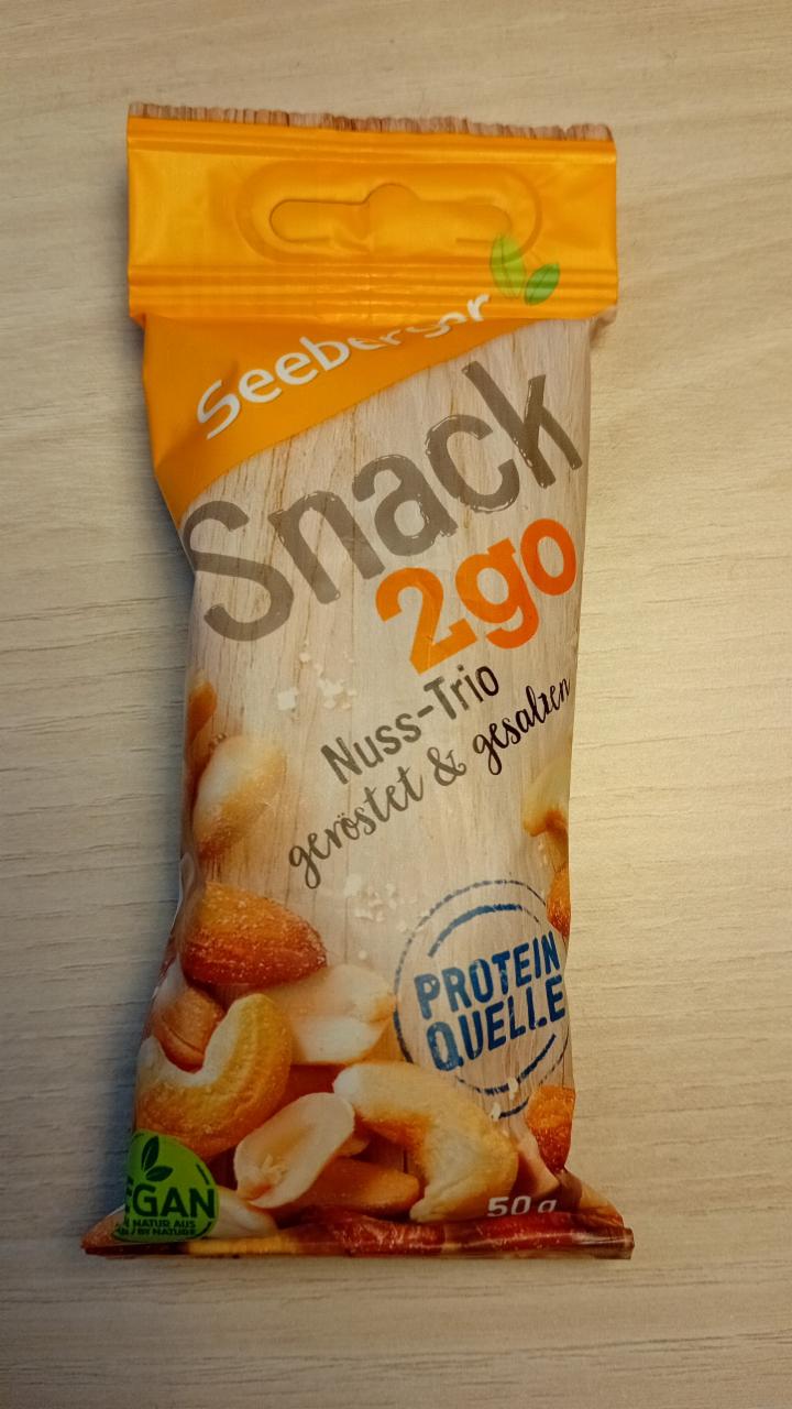 Fotografie - Snack 2go Nuss-trio Seeberger