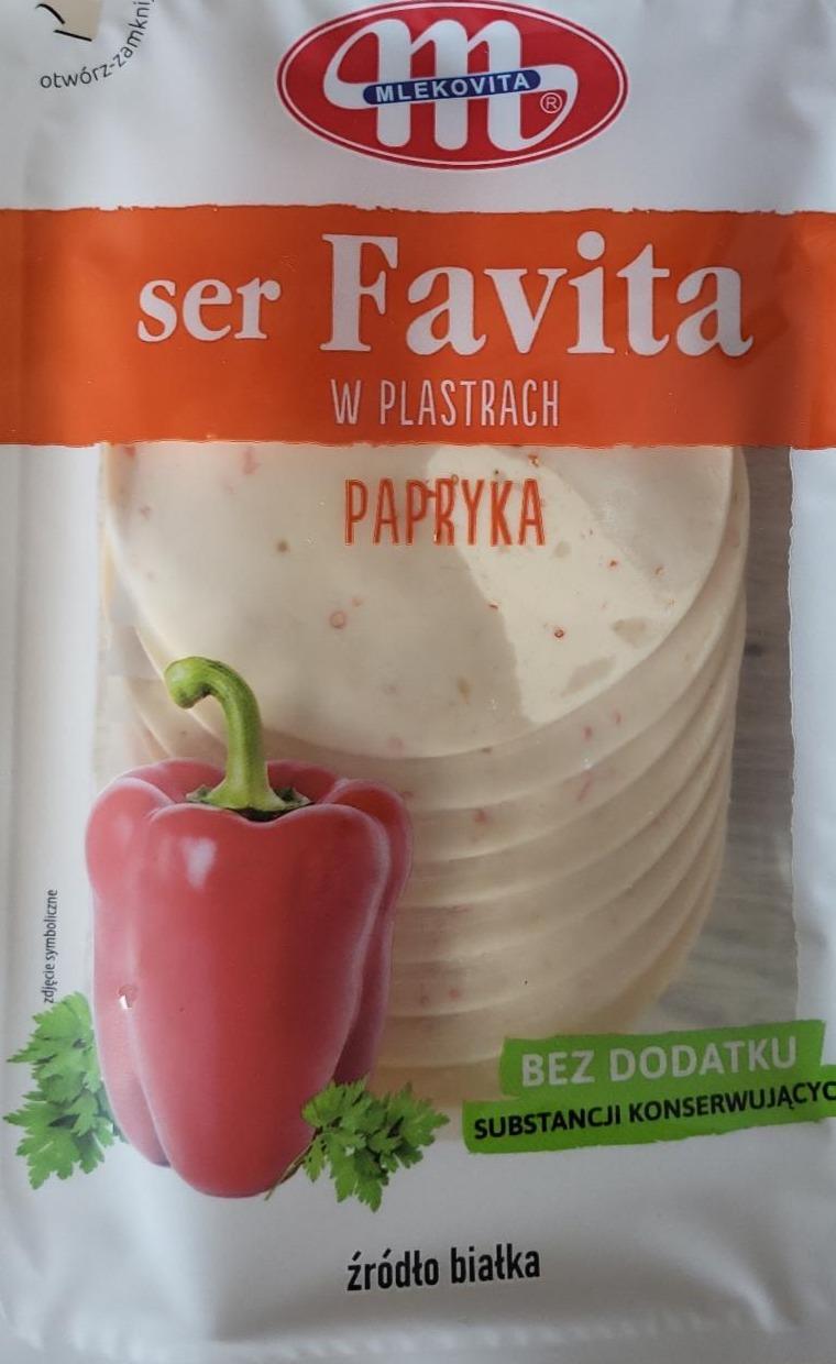 Fotografie - Sýr Favita paprika Mlekovita