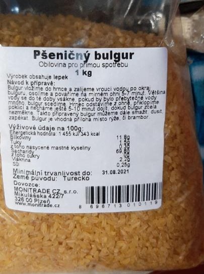 Fotografie - Pšeničný bulgur Monitrade