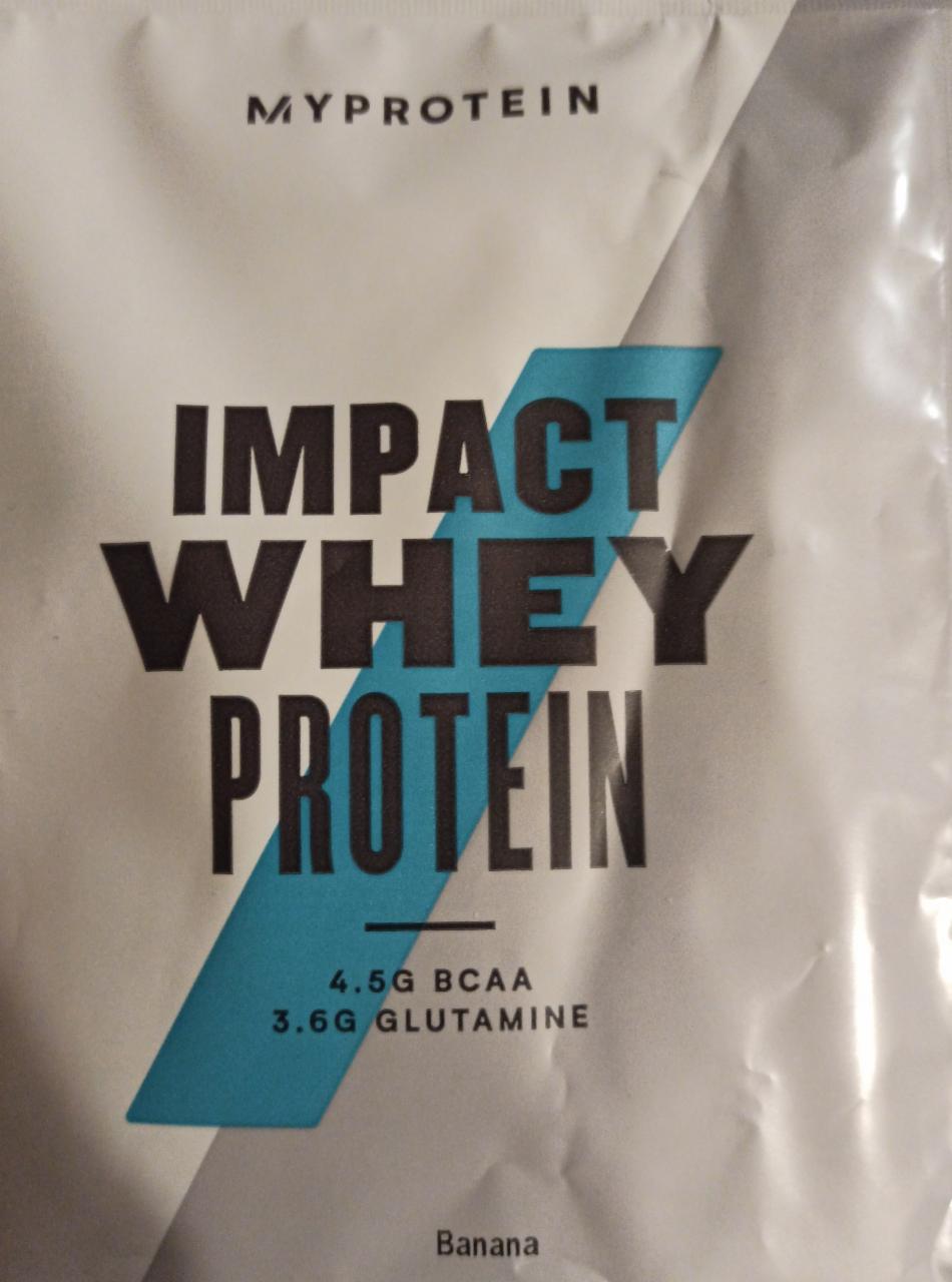 Fotografie - Impact Whey Protein Banana Myprotein