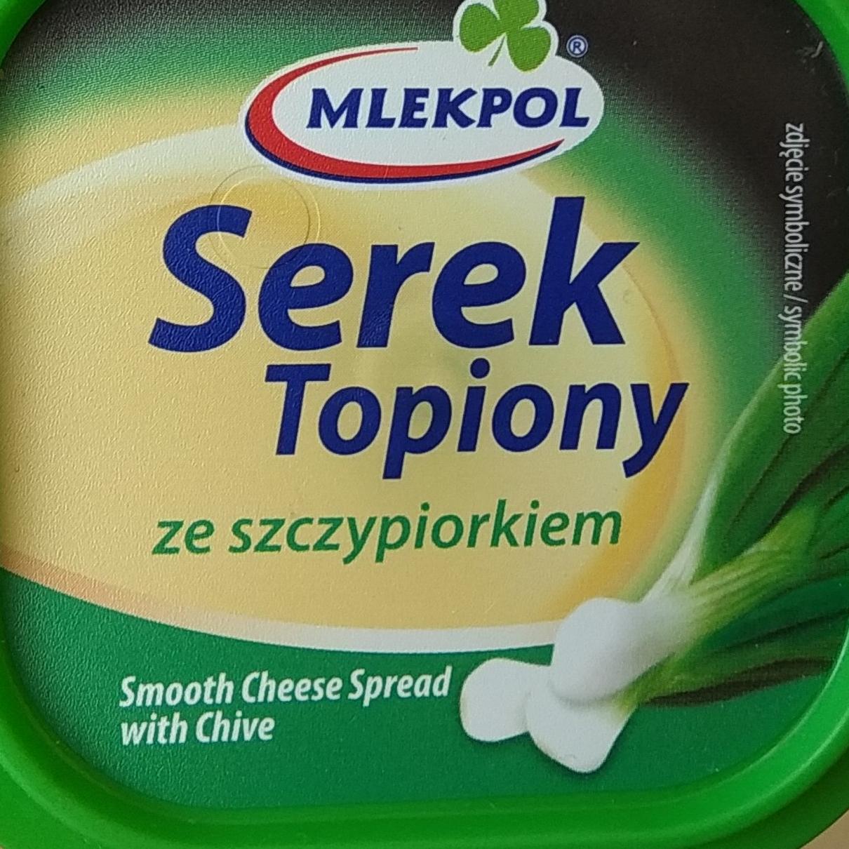 Fotografie - Serek topiony ze szczypiorkiem Mlekpol