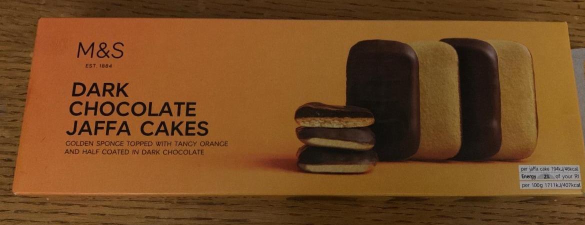 Fotografie - Dark Chocolate Jaffa Cakes M&S Food