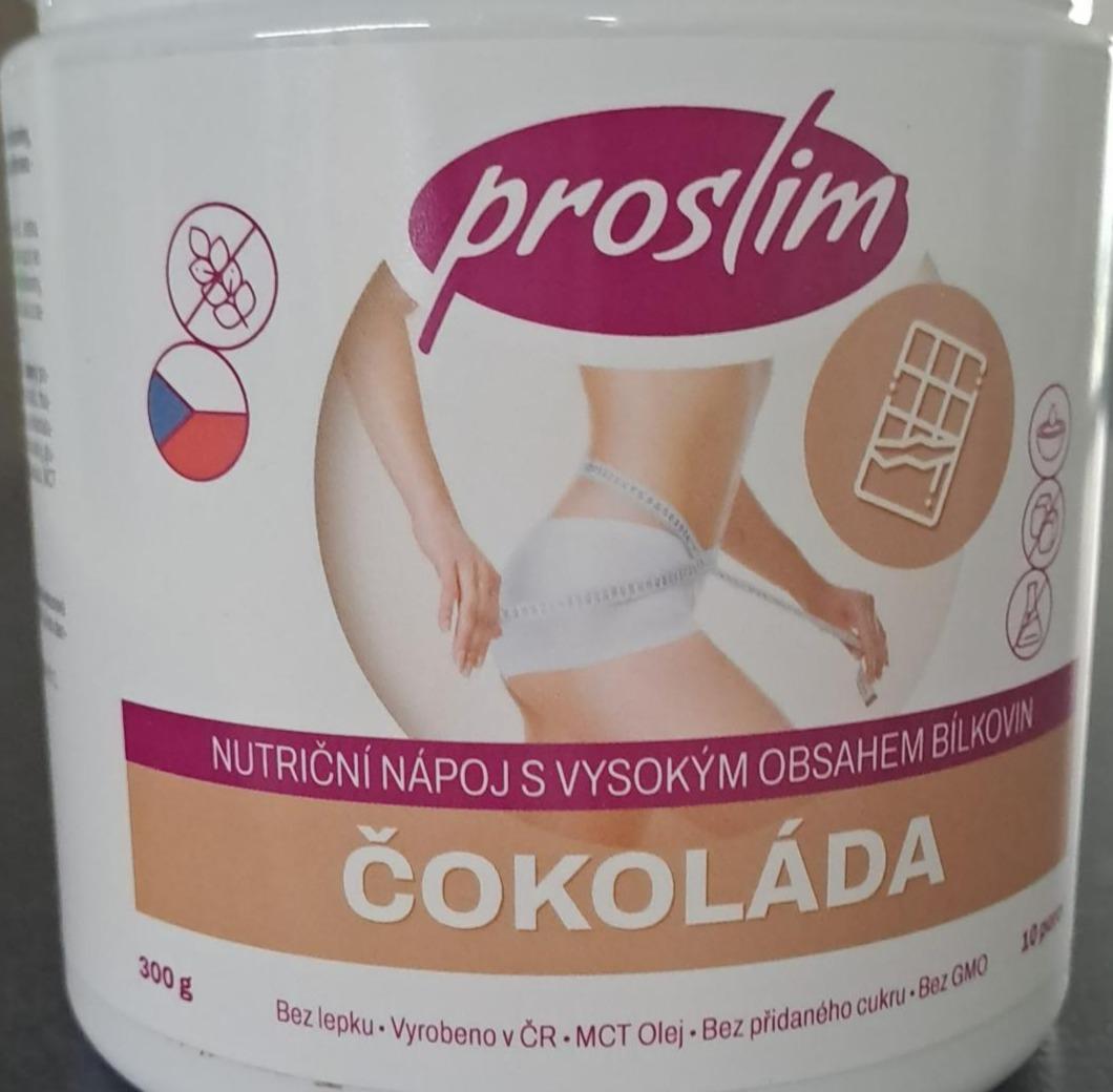 Fotografie - Nutriční nápoj s vysokým obsahem bílkovin Čokoláda Proslim