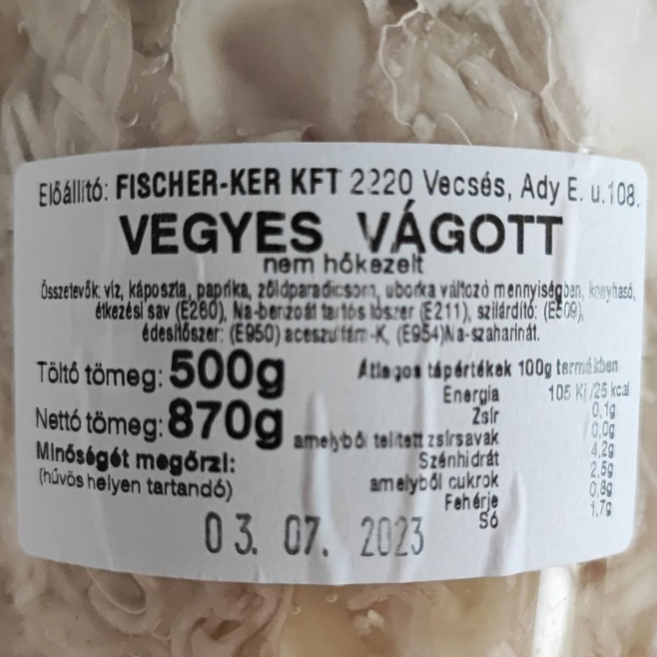 Fotografie - Vegyes Vágott Fischer-Ker