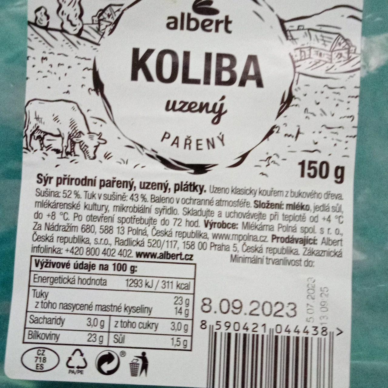 Fotografie - Koliba uzený pařený sýr Albert