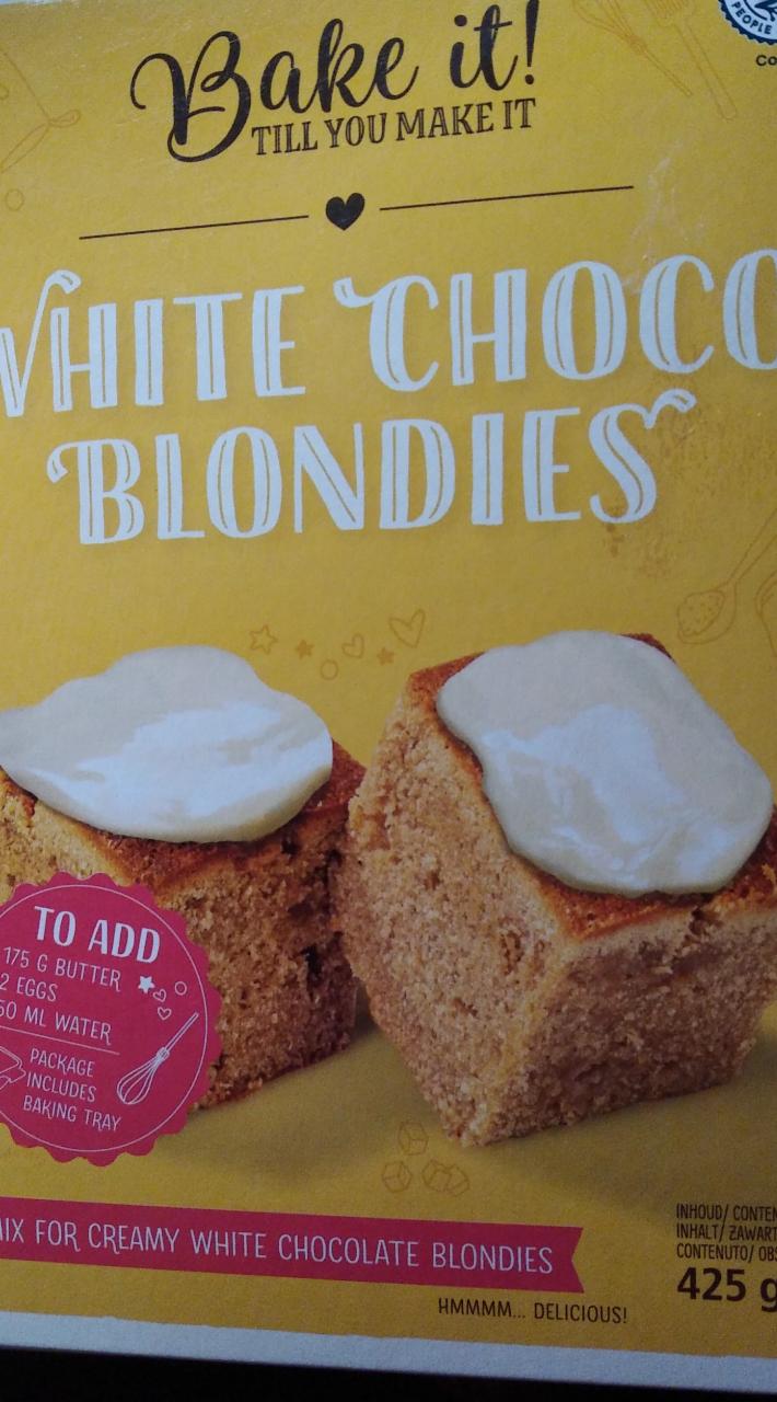 Fotografie - White Chicco blondies