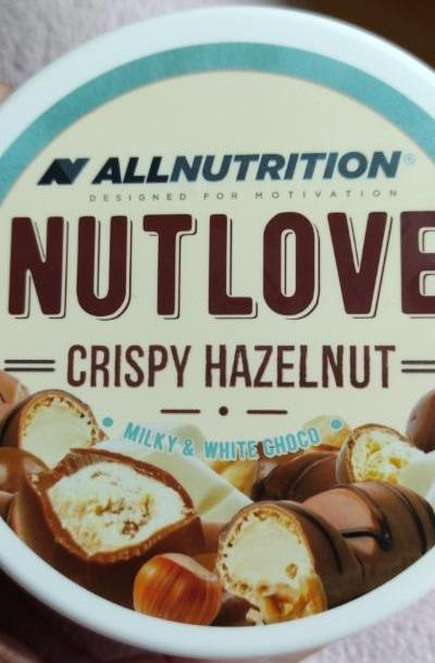 Fotografie - NUTLOVE Crispy Hazelnut AllNutrition