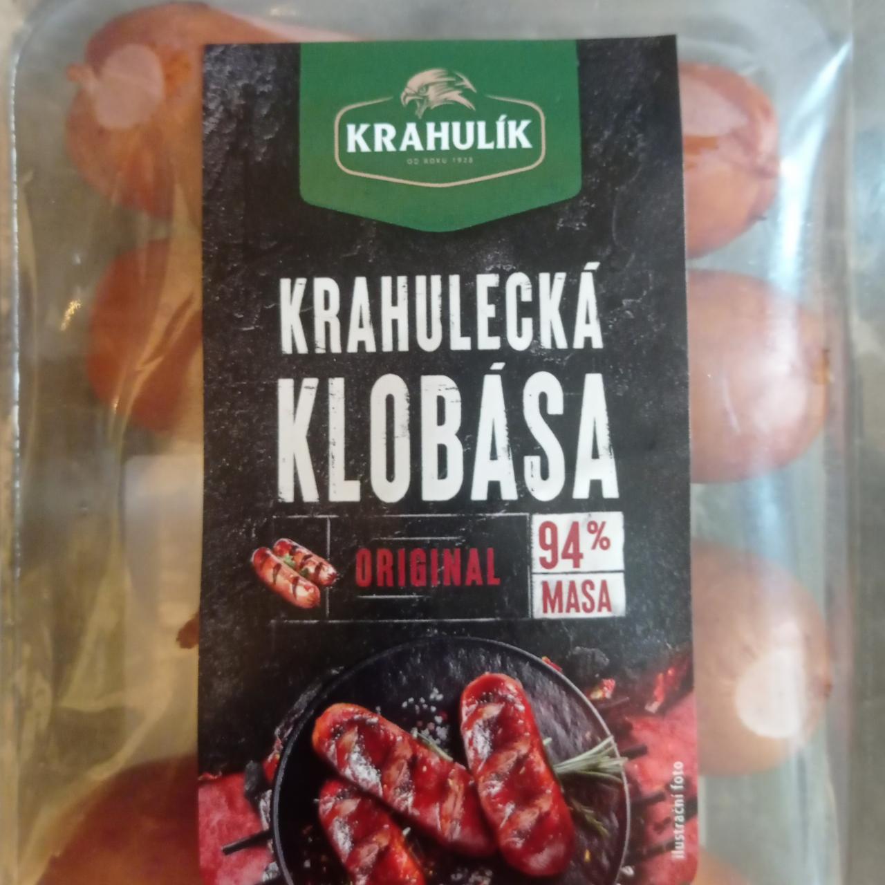 Fotografie - Krahulecká klobása original 94% masa Krahulík