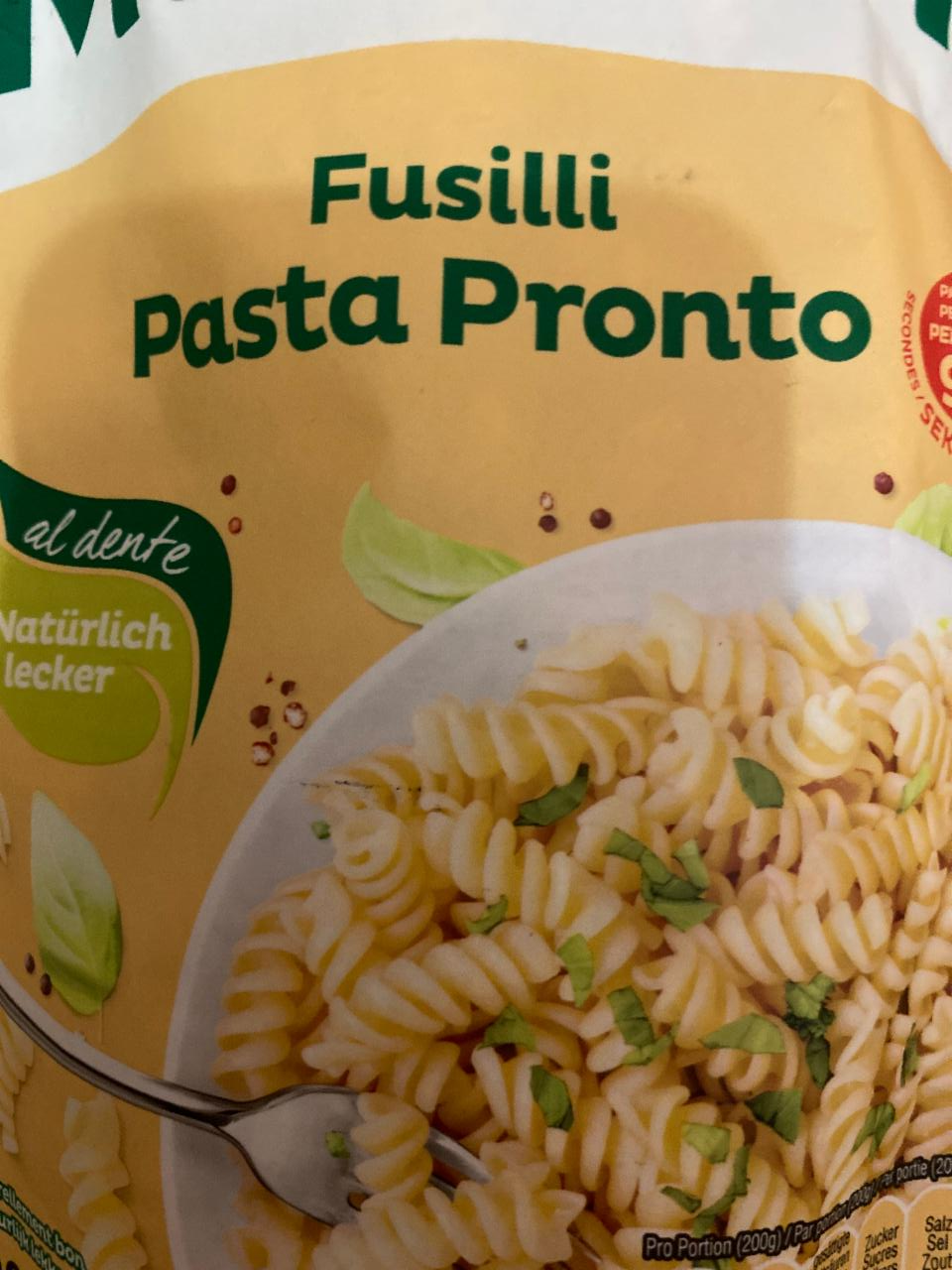 Fotografie - Fusilli Pasta Pronto Miracoli