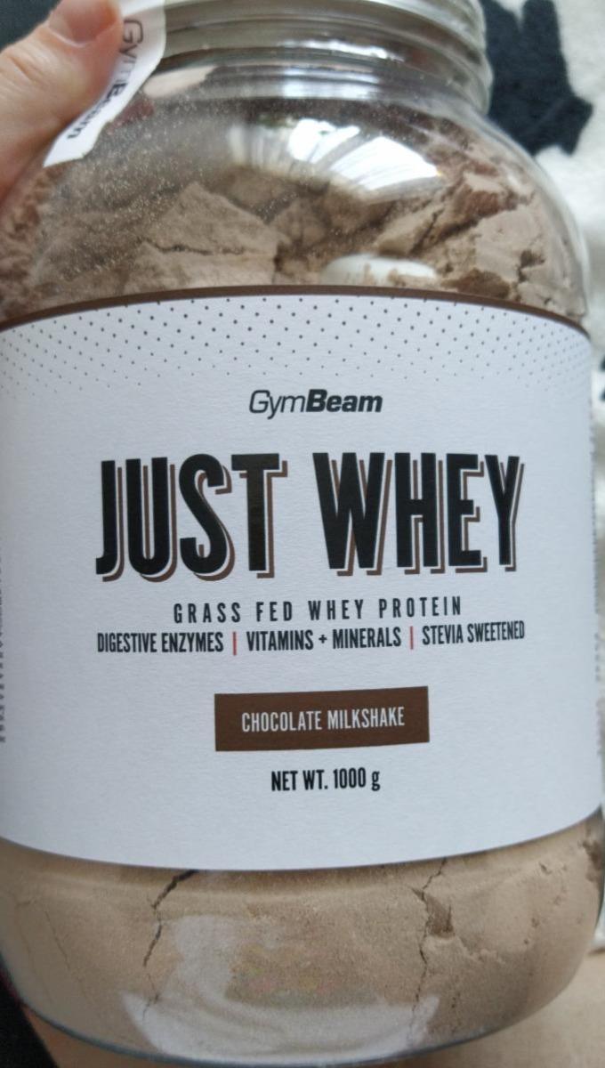 Fotografie - Just Whey Chocolate Milkshake GymBeam