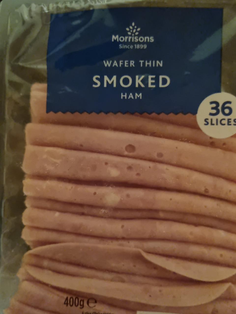 Fotografie - wafer thin smoked ham Morrisons