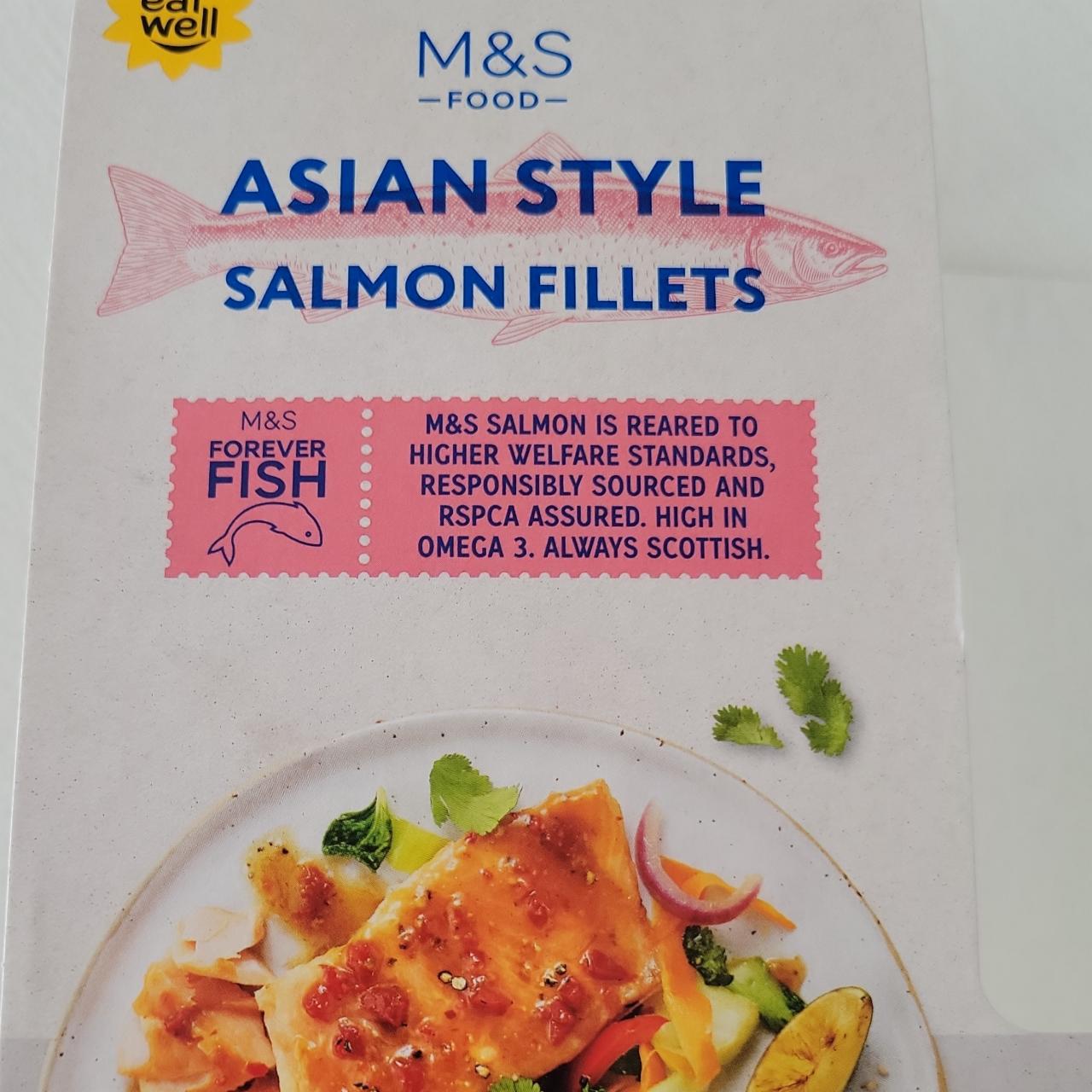 Fotografie - Asian style salmon fillets M&S Food