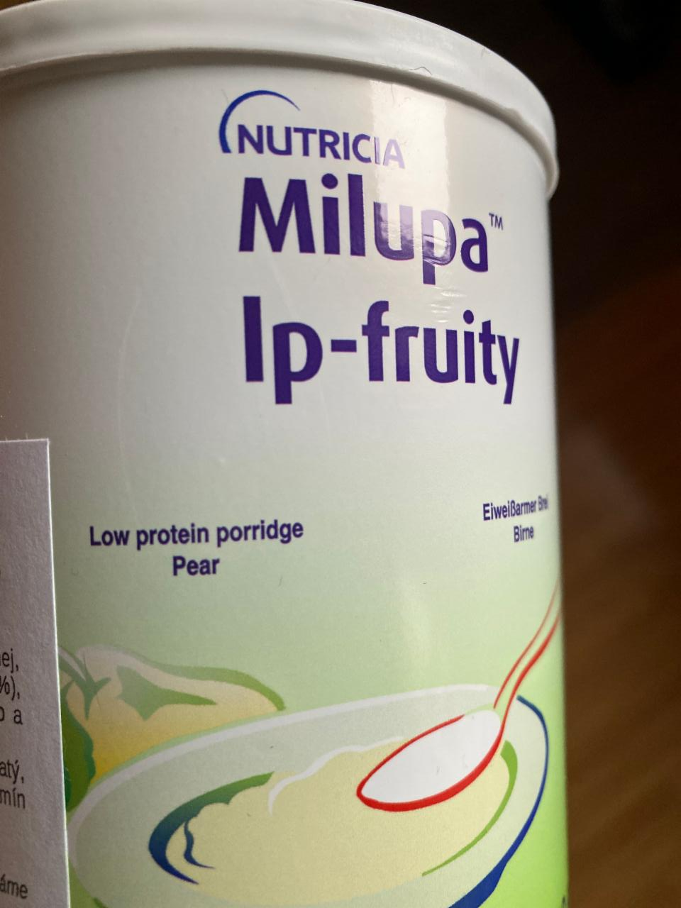 Fotografie - Milupa lp-fruity low protein porridge pear Nutricia