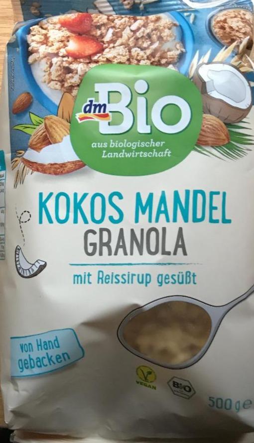 Fotografie - Kokos Mandel Granola dmBio