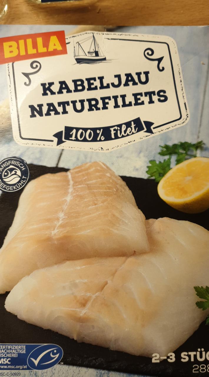 Fotografie - Kabeljau NaturFillets Billa