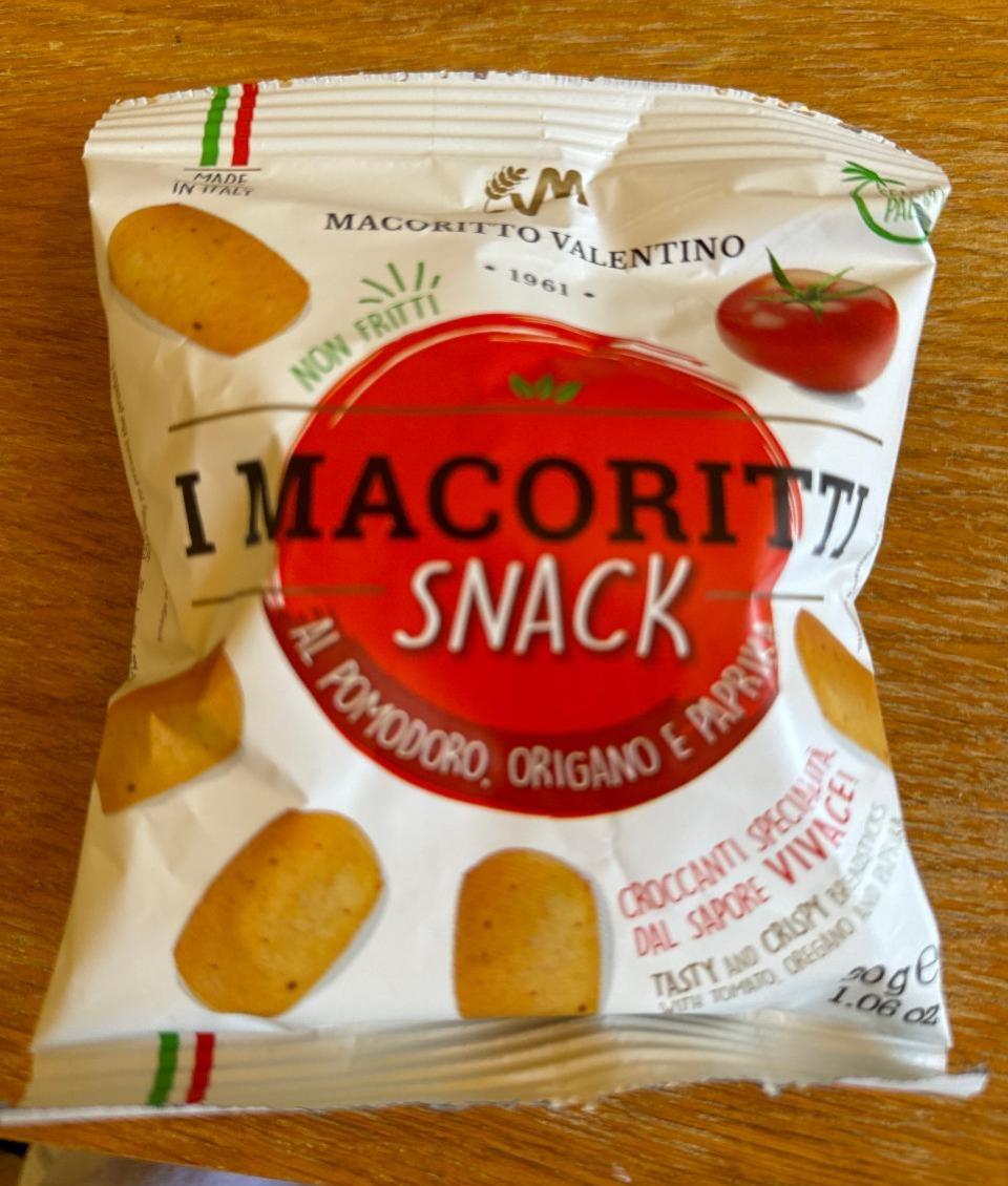 Fotografie - I macoritti snack al pomodoro, origano e paprika Macoritto Valentino