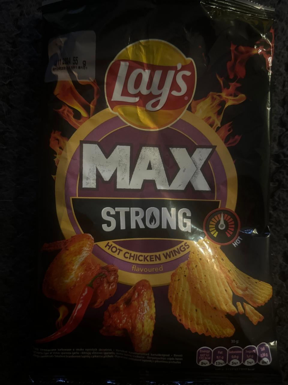 Fotografie - Max strong hot chicken wings Lay's