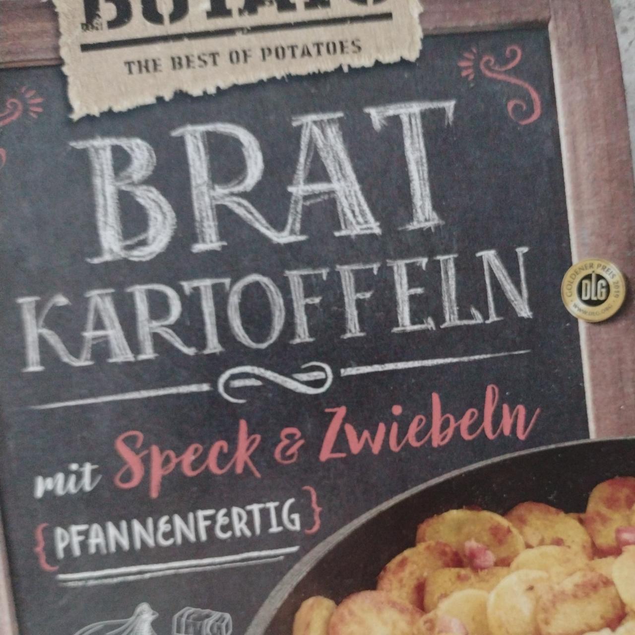 Fotografie - Brat Kartoffeln mit Speck und Zwiebeln Botato