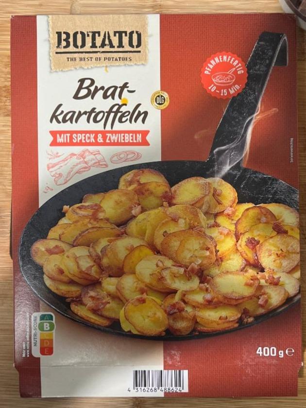 Fotografie - Brat Kartoffeln mit Speck und Zwiebeln Botato