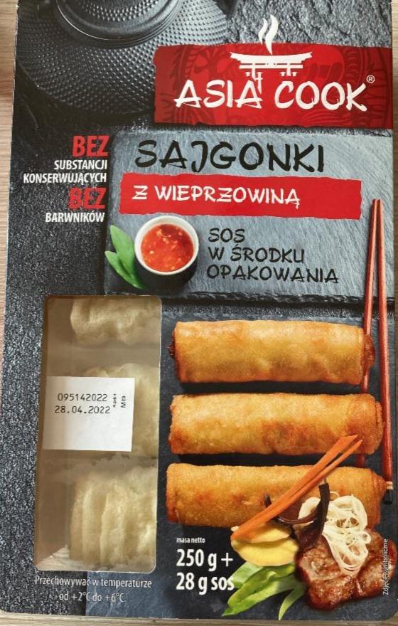 Fotografie - Sajgonki z wieprzowiną Asia cook