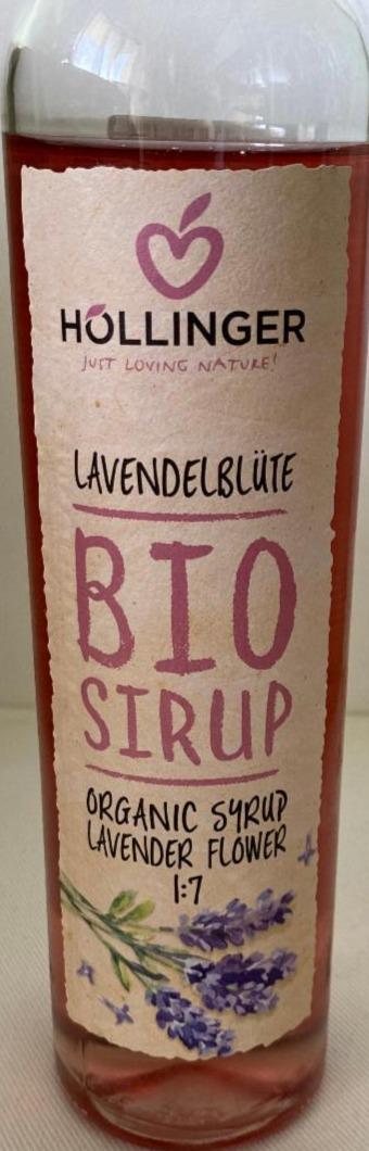 Fotografie - Bio Sirup Lavendelblüte Höllinger