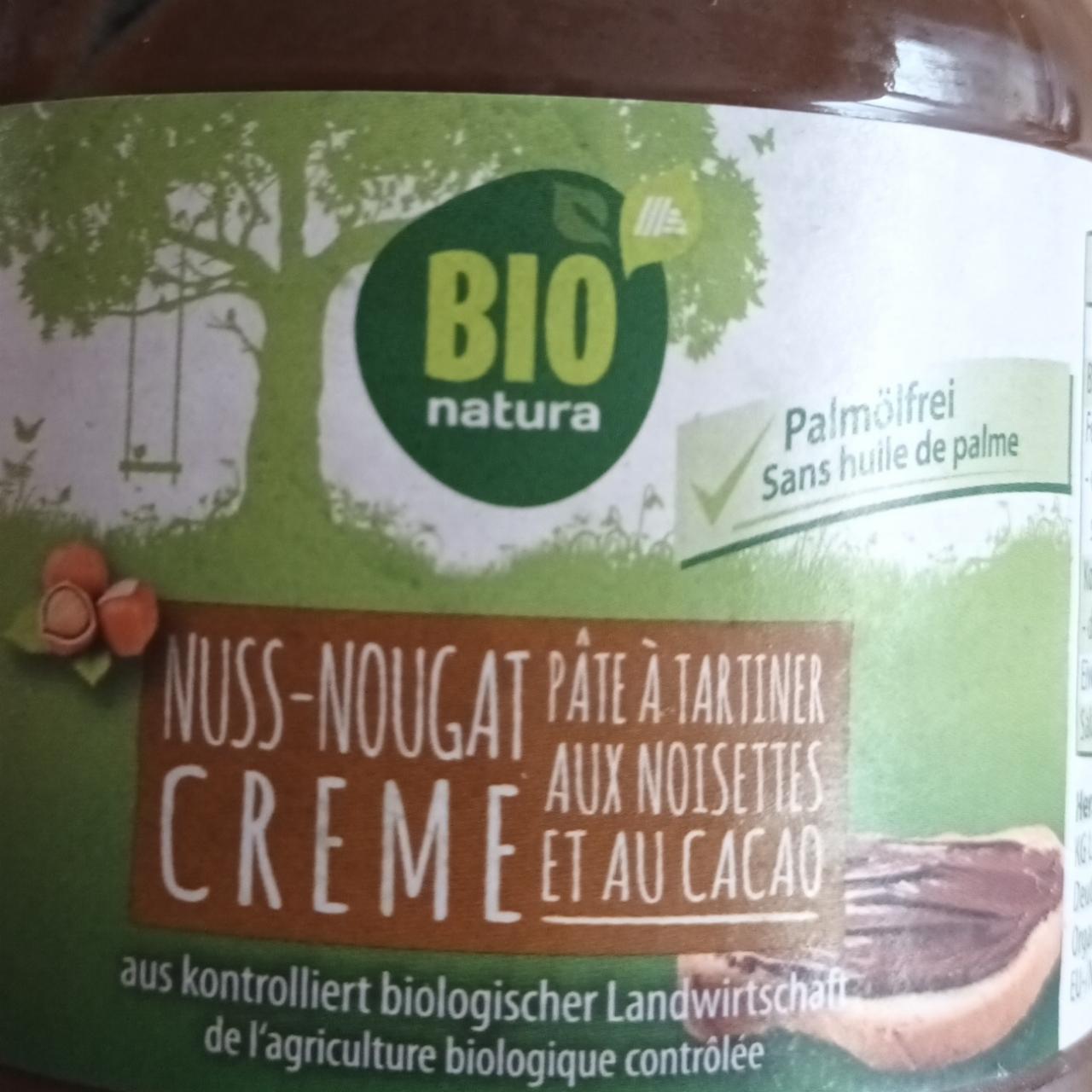 Fotografie - Nuss-Nougat Creme Bio natura