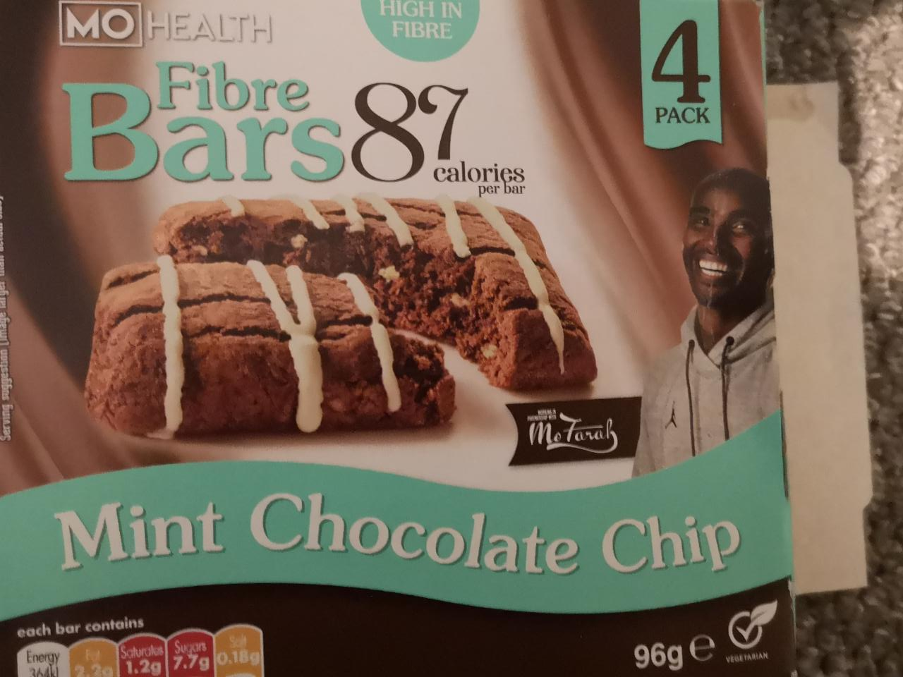 Fotografie - Fibre Bars Mint chocolate chip