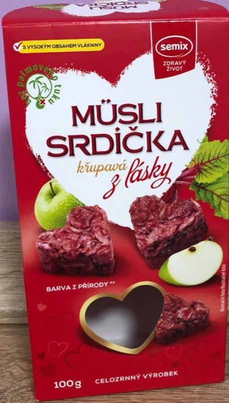 Fotografie - Müsli srdíčka křupavá z lásky Semix