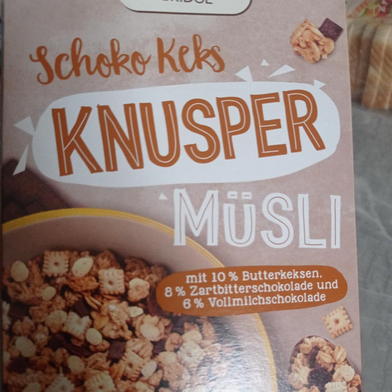 Fotografie - Schoko Keks knusper Müsli Golden Bridge