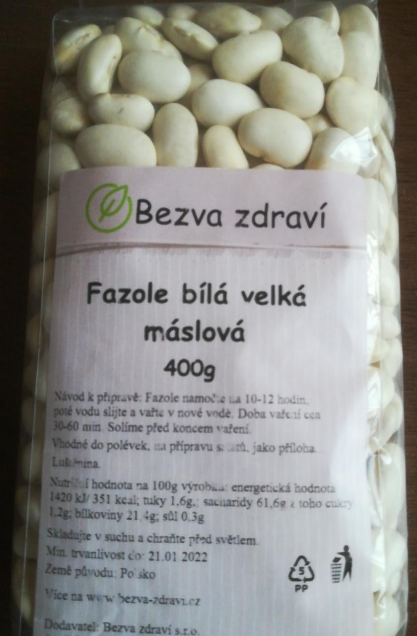 Fotografie - Fazole bílá velká máslová Bezva zdraví