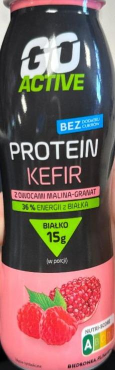 Fotografie - Protein kefir z owocami malina-granat Go Active