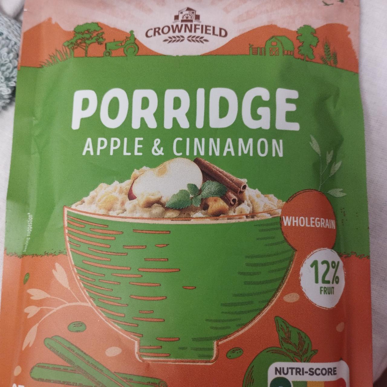 Fotografie - Porridge apple & cinnamon Crownfield