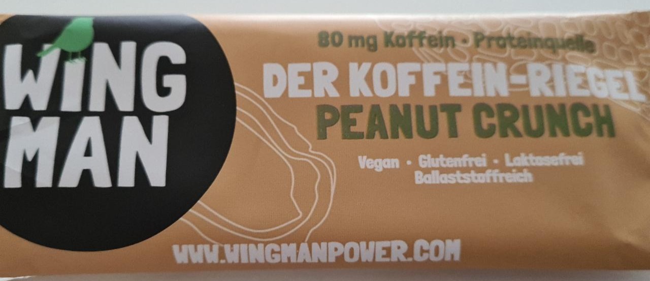 Fotografie - Der Koffein-Riegel Peanut Crunch Wingman