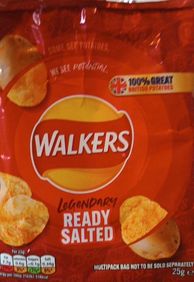 Fotografie - Legendary Ready Salted Walkers