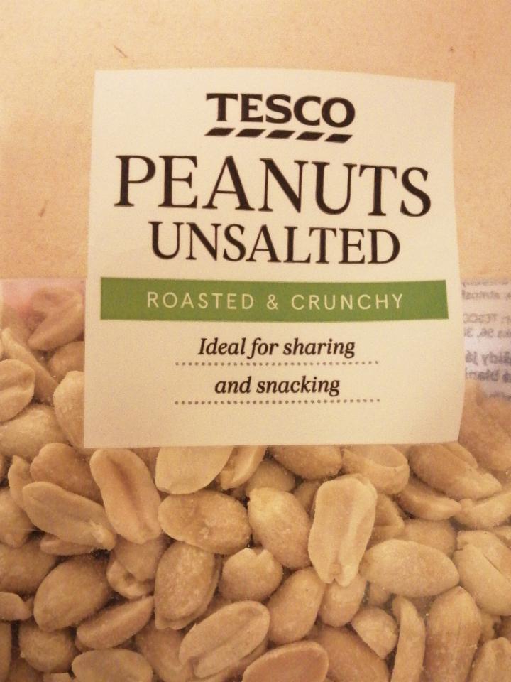 Fotografie - Peanuts unsalted Tesco