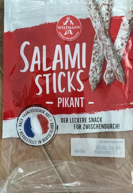 Fotografie - Salami Sticks Pikant Wiltmann