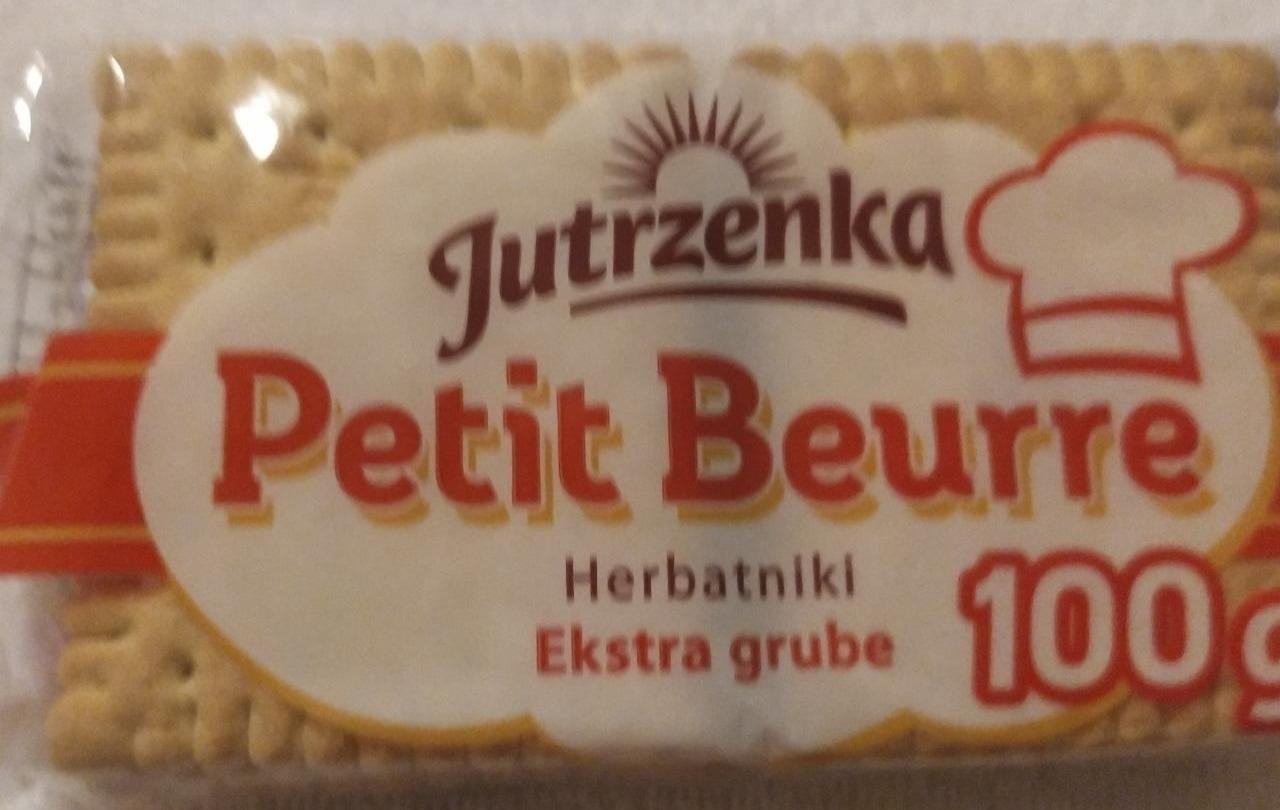 Fotografie - Herbatniki Petit Beurre Ekstra grube Jutrzenka