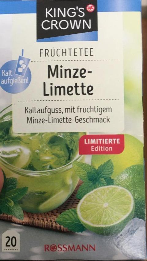 Fotografie - Früchtetee minze-limette King´s Crown