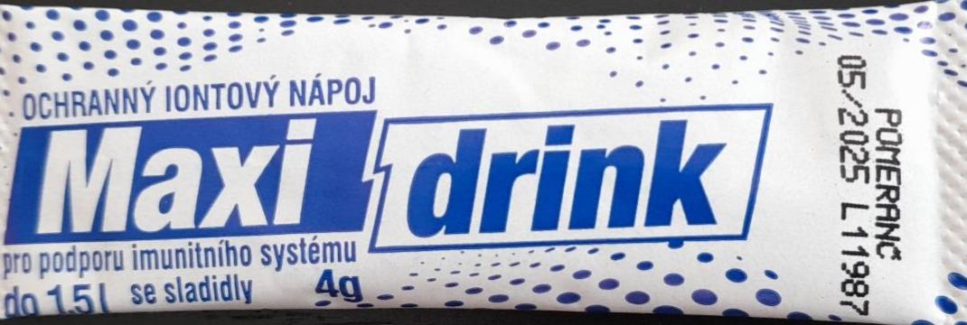 Fotografie - Ochranný iontový nápoj Maxi drink