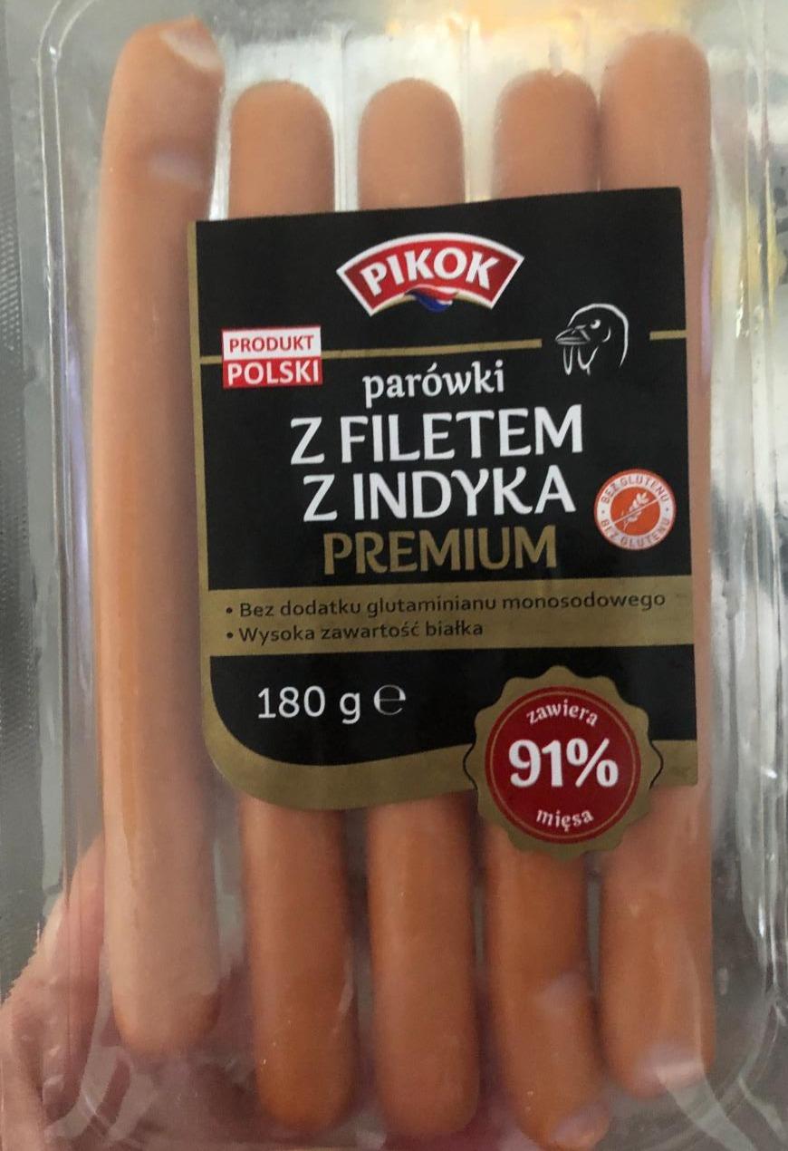 Fotografie - Parówki z filetem z indyka Premium Pikok