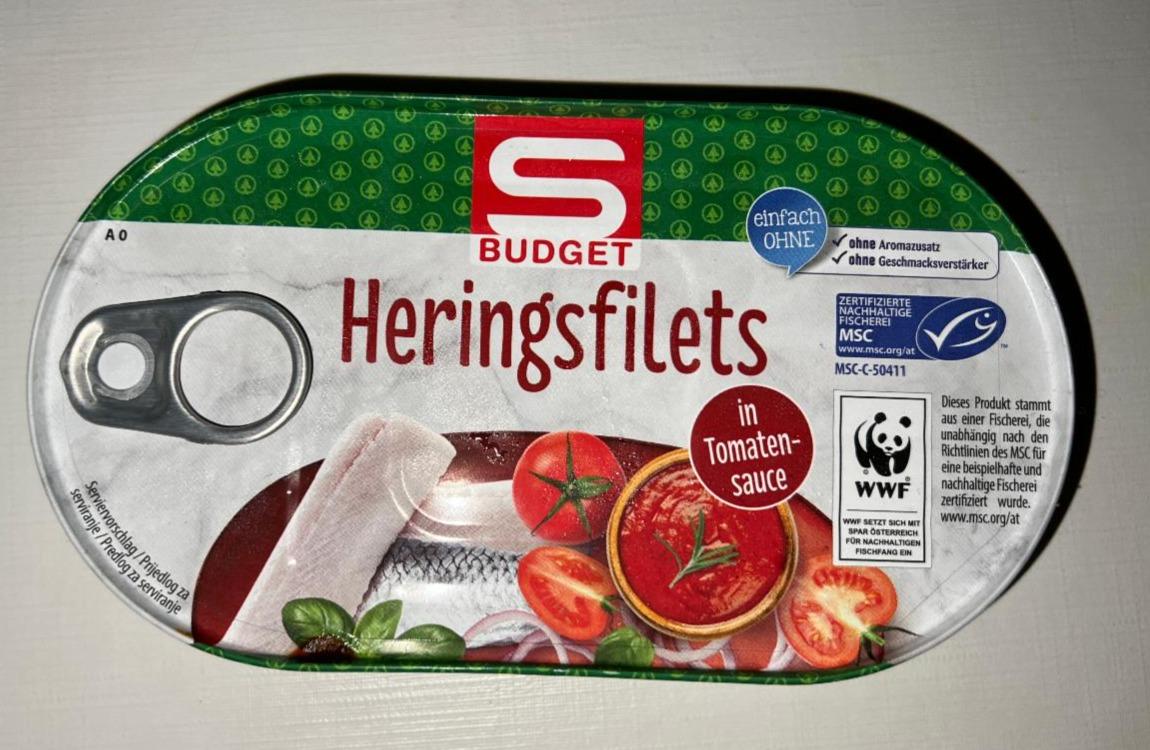 Fotografie - Heringsfilets in Tomatensauce S Budget