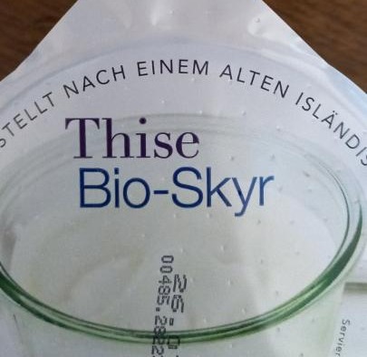 Fotografie - Thise Bio-Skyr vanille 0,2% fett Thise Mejeri