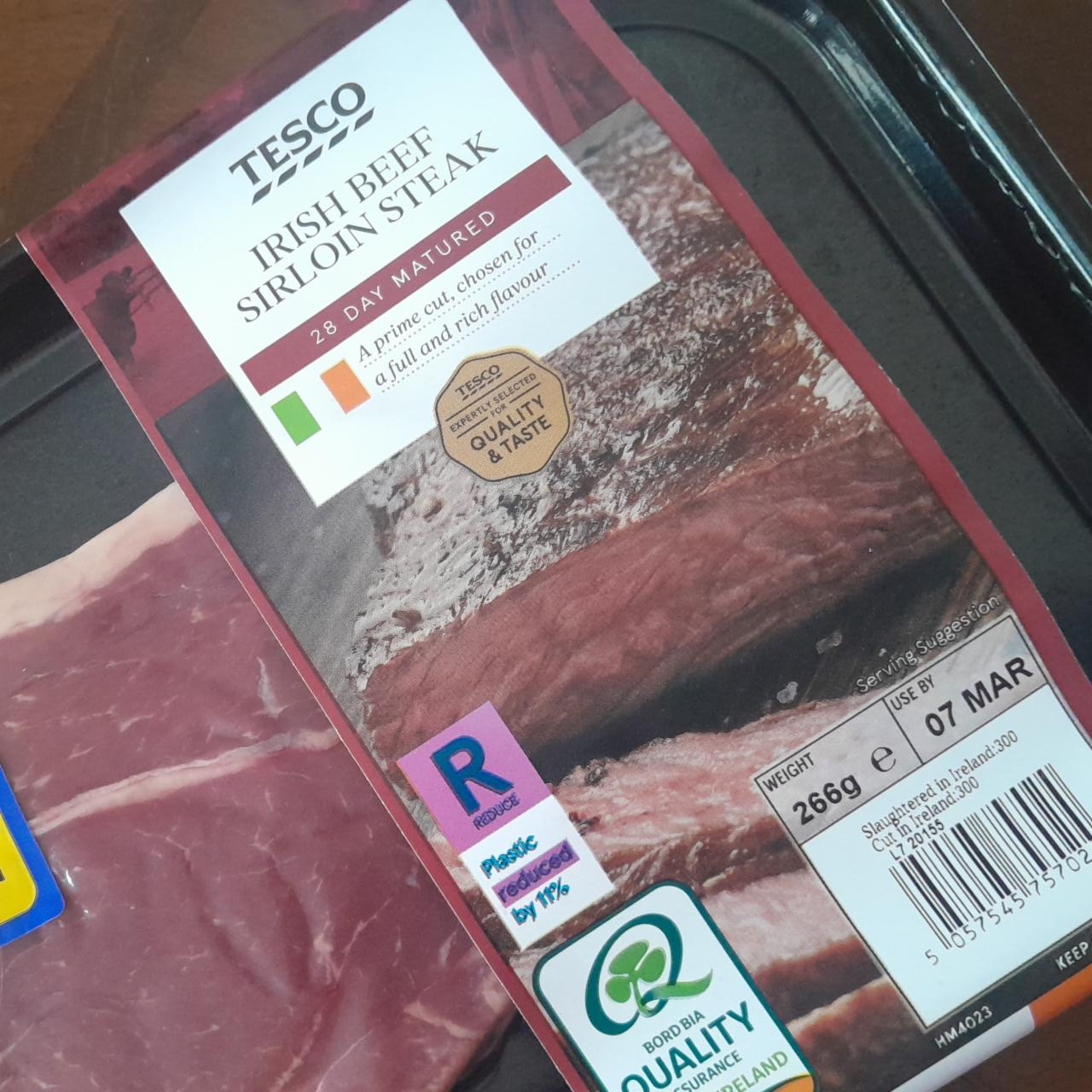 Fotografie - Irish Sirloin Steak Tesco