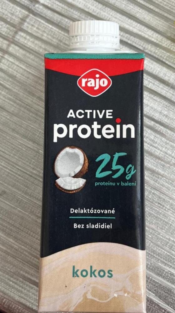 Fotografie - Active Protein mliečny nápoj kokos Rajo