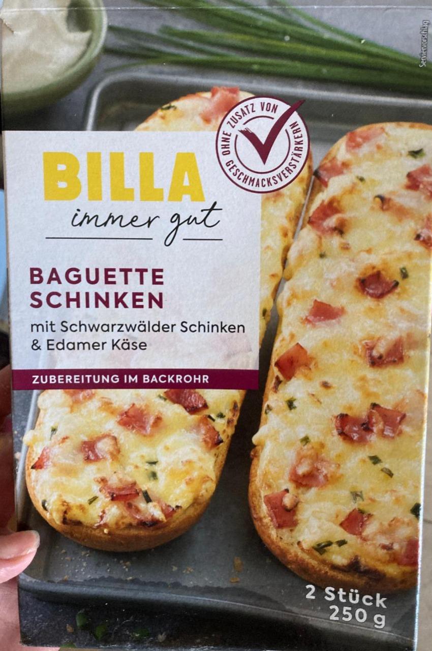 Fotografie - Baguette Schinken Käse Billa