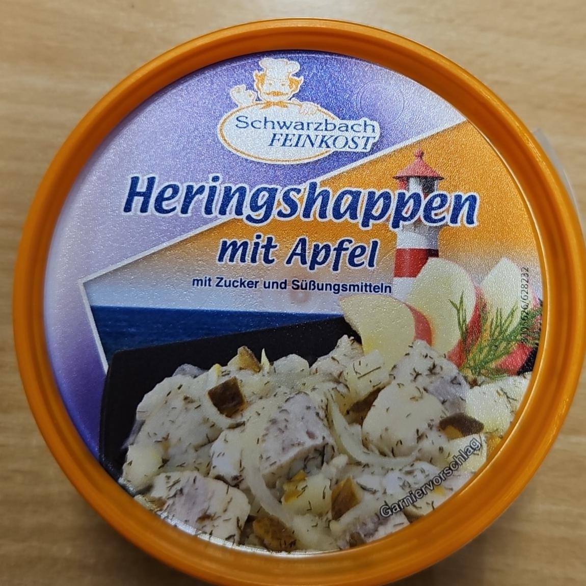 Fotografie - Heringshappen mit Apfel Schwarzbach Feinkost