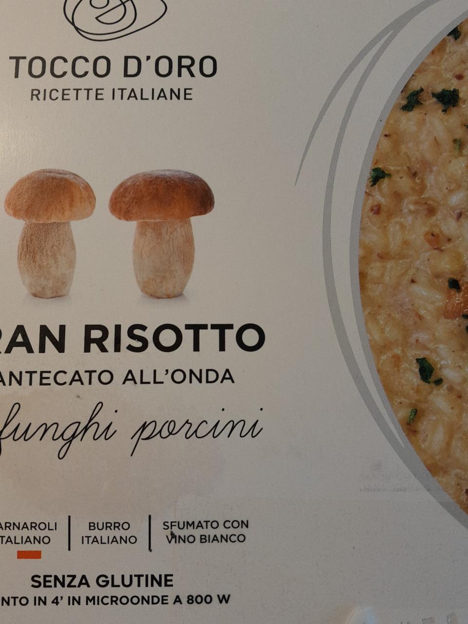 Fotografie - Gran Risotto ai funghi porcini Tocco D'Oro