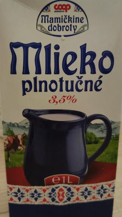 Fotografie - Mlieko plnotučné 3,5% Mamičkine dobroty