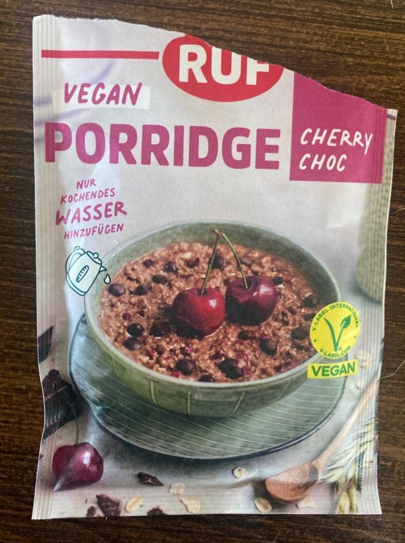 Fotografie - Vegan porridge cherry choc RUF