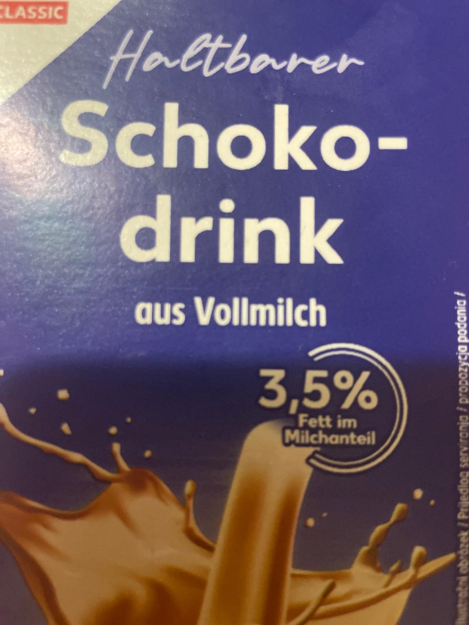 Fotografie - Haltbarer schoko-drink aus vollmilch K-Classic